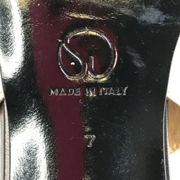 St.John Color Block Slingback Square Toe Heels - Picture 10 of 10